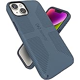 Speck iPhone 15 Plus & 14 Plus Case - Drop Protection, Built for MagSafe, Scratch Resistant - No Slip Grip with Soft Touch Coating for iPhone 6.7 Inch Model - Mystery Blue/Faded Denim CandyShell Pro