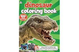 Dinosaur Colouring Book: 100 page dinosaur book for children