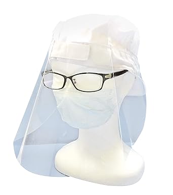 Amazon 屋内用 使い捨てフェイスシールド 日本製 50枚入 産業用マスク 防塵マスク 産業 研究開発用品 通販