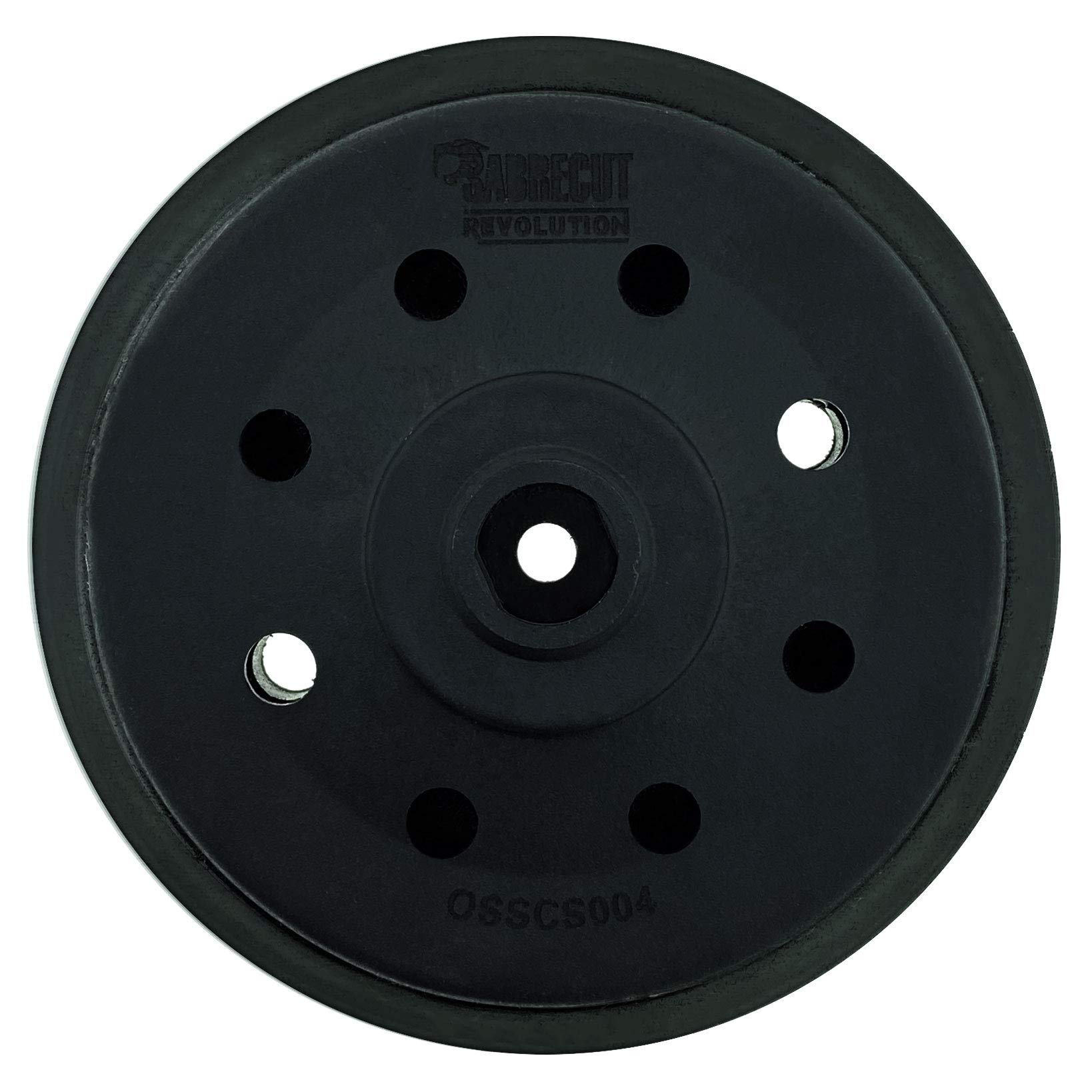 1 x SabreCut OSSCS004 150mm Medium Random Orbital Sander Hook & Loop Backing Pad Compatible with Makita BO6030 BO6040