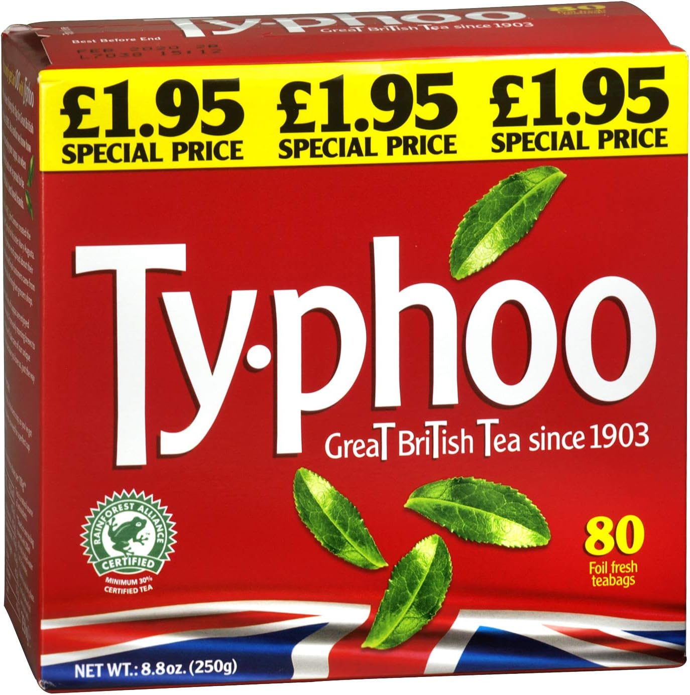 Typhoo Tea Bags (80) Amazon.co.uk Grocery