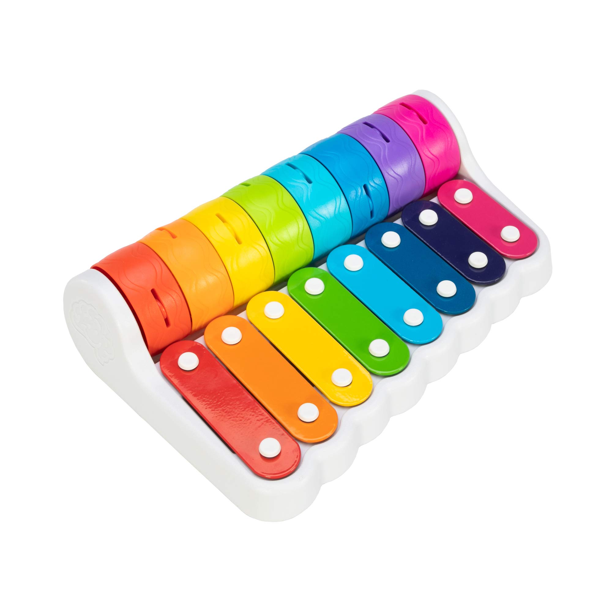 Fat Brain Toys Rock 'n Roller Piano Baby Toys & Gifts for Ages 18 Months and Up, Developmental Kids Musical Toy, Learning Instrument