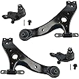 TRQ Front Lower Control Arm with Ball Joint Set Compatible with 2013-2018 Lexus ES300h 2007-2018 ES350 2005-2018 Toyota Avalon 2007-2017 Camry