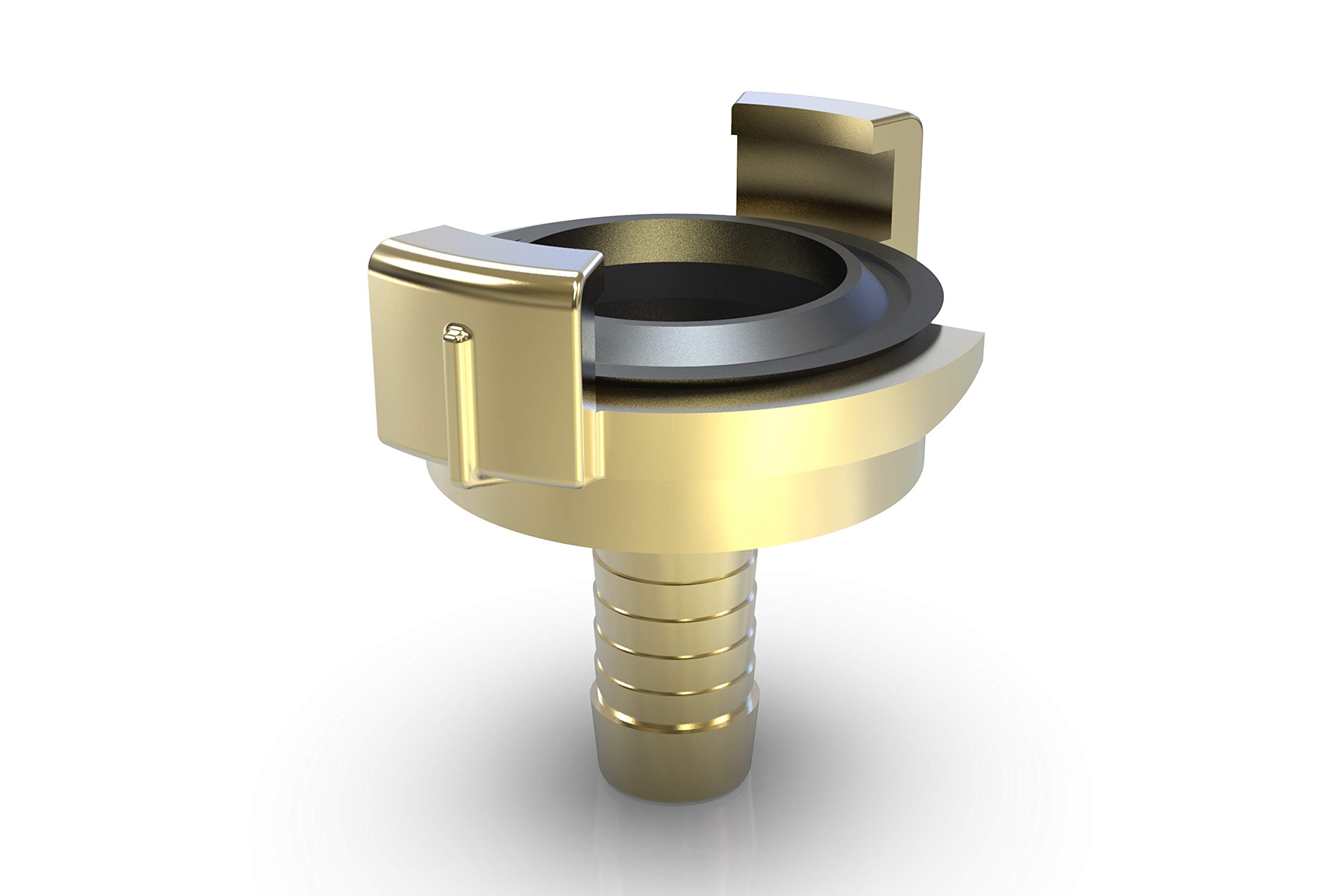 ABA Beul 27001.006.2 Claw Coupling with Hose Connector Brass