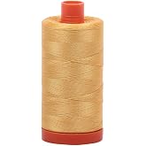Aurifil A1050-2134 Solid 50wt 1422yds Spun Gold Mako Cotton Thread