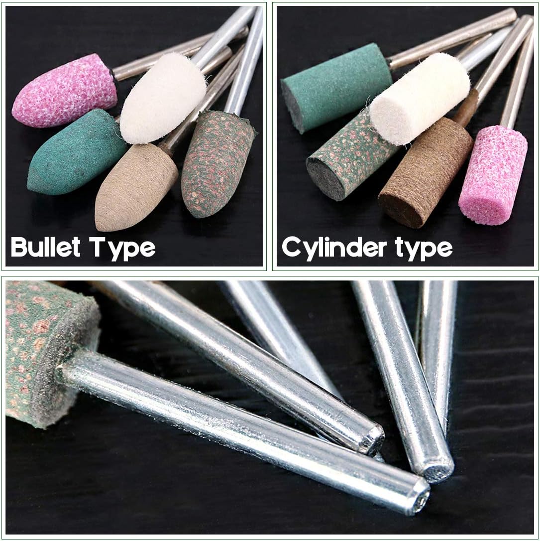Keadic 100Pcs Rotary Grinding Stone Bits Set - Image 4