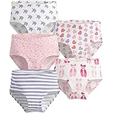 Monica + Andy Girls Organic 5-Pack Girl's Underwear