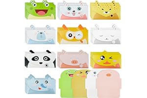 JJYHEHOT 30 PCS Animal Cartoon Letter Writing Stationery Paper, Greeting Card Envelopes, Thank You Card, Kids Birthday Party Invitation Cards