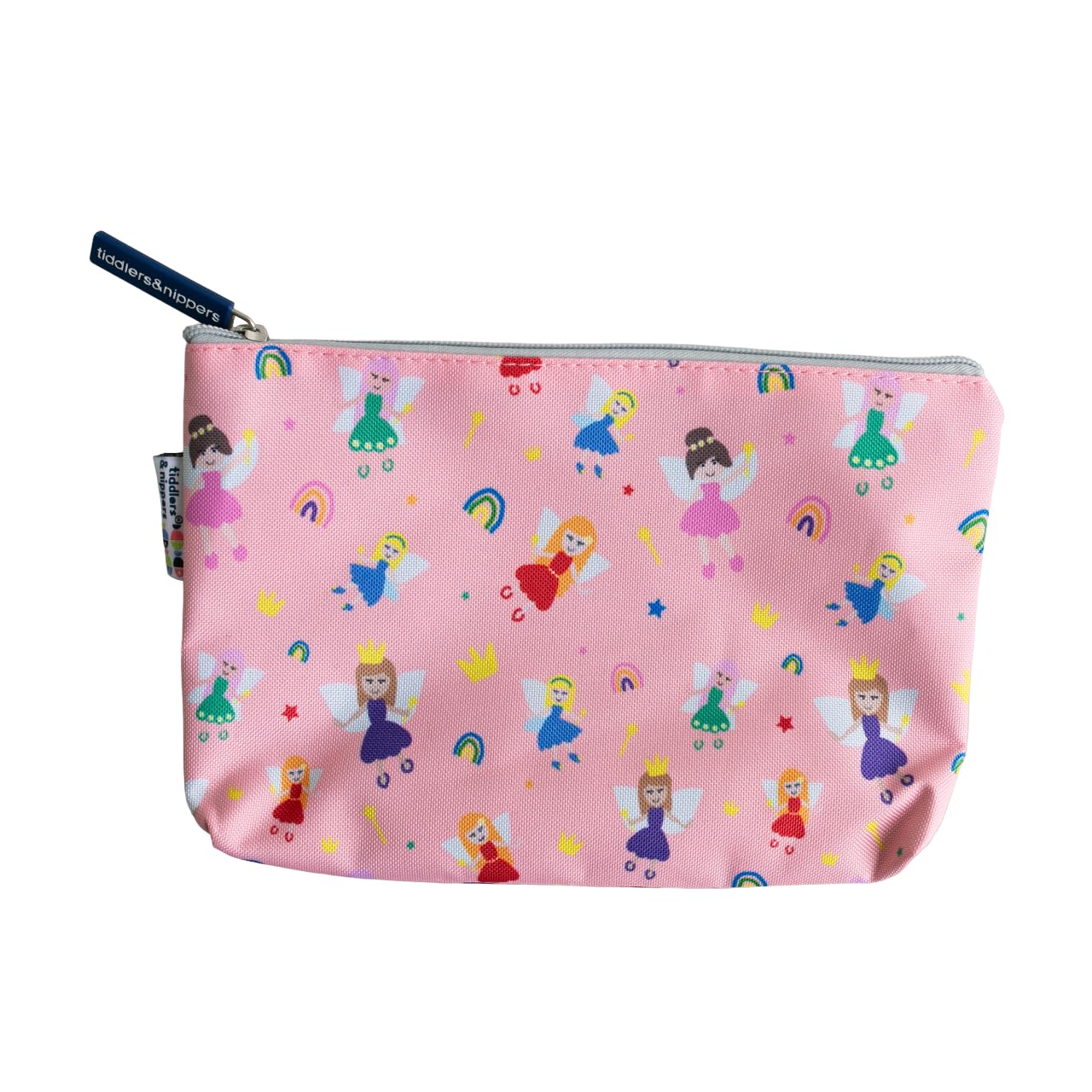 Tiddler Grab & Go Pouch | Multi-Purpose Bag | Pencil Case | Ideal for Medicines, Stationary, Snacks, Wipes, Dummies, School, Nursery, Holidays, Travel & Much More! (Fabulous Fairies)