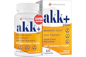 SUMMATAH Akk+ Superbiotics Liver Detox - 20 Billion Afu Akkermansia Probiotic with Milk Thistle, Taraxasterol, GLP-1 Probiotic, for Liver Cleanse Detox & Repair & Renew, Antioxidant, Gut, Skin Health, 60 Count