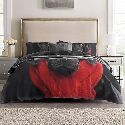 Amazon Com Duvet Cover Sets Labrador Retriever Dog Wearing A