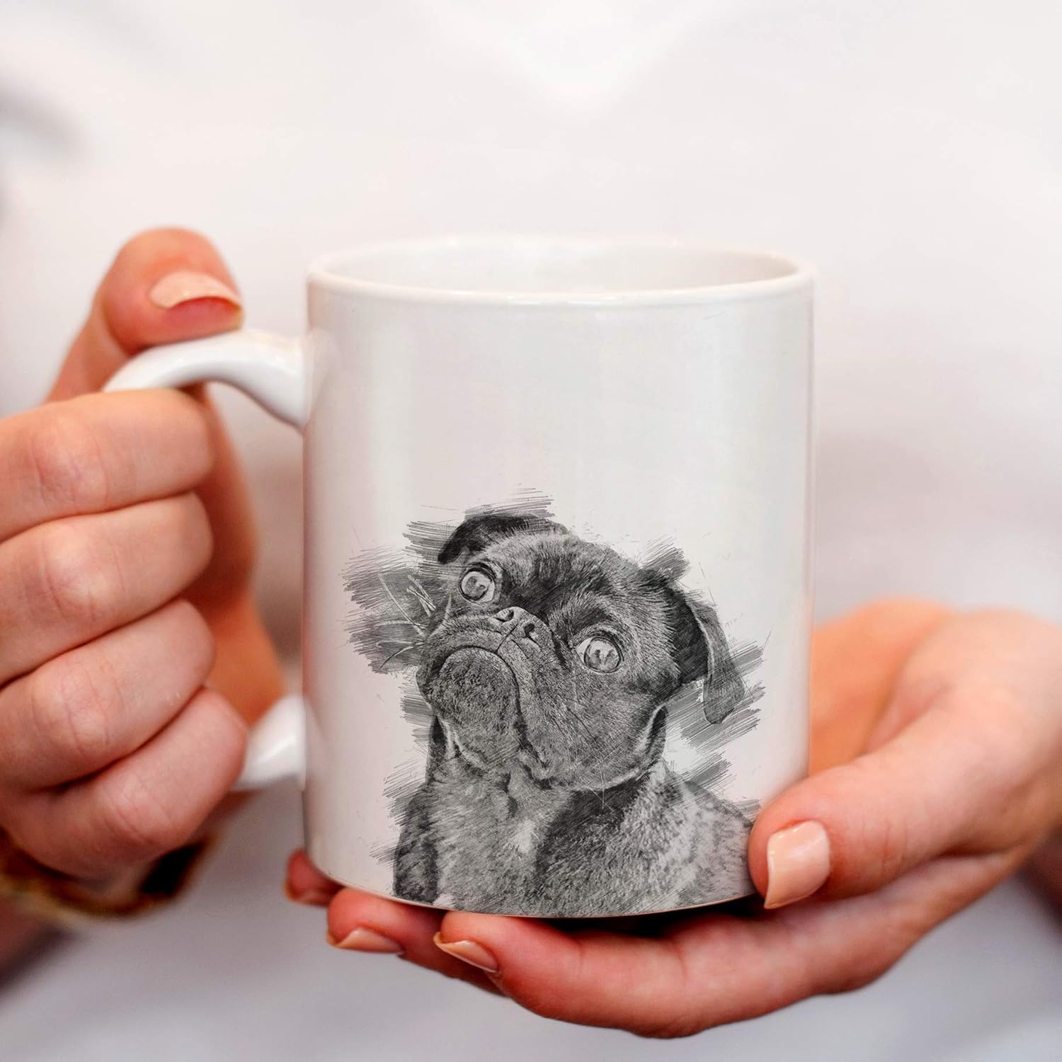 Amazoncom Custom Portrait Pencil Sketch Pet Portrait