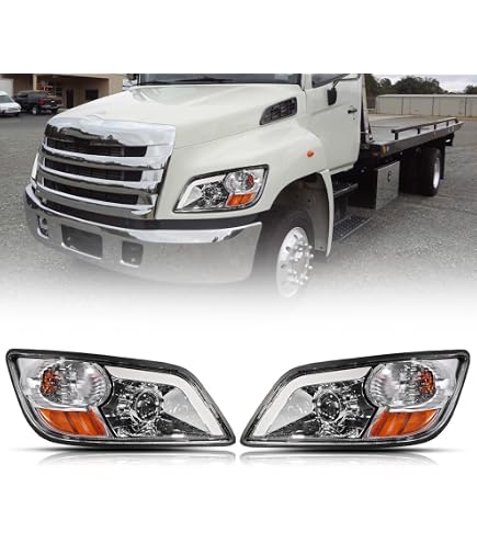 Amazon.com: EVERESTHD Pair Headlight fit for Hino 165 185 2006
