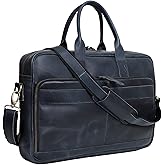 VC VINTAGE COUTURE Leather briefcase bag for men Leather Laptop Bags For Men and Women Travel Messenger Bag