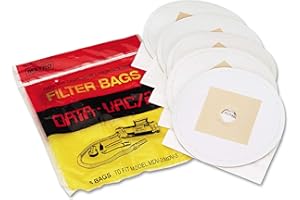 DataVac Disposable Bags for Pro Data-Vac Cleaning Systems, 5 Pack