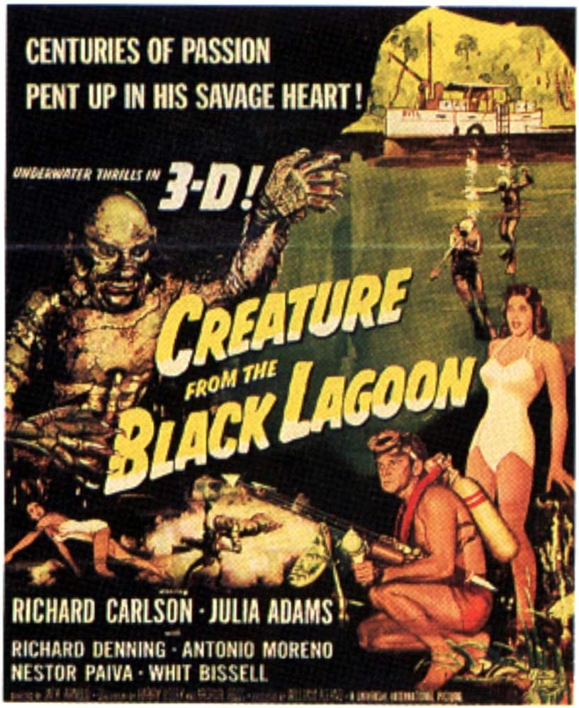 Amazon Com Posterazzi Evcmmdcrfrec001 Creature From The Black Lagoon 1954 Photo Print 8 X 10 Multi Posters Prints