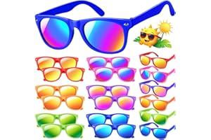 YADIYA Kids Sunglasses Bulk, Party Favors for Kids 4-8,3-5, 12 pack Neon Toddler Sunglasses For Boys Girls, UV 400 Protection kids sunglasses, Great Gift For Birthday, Beach, Pool Party Supplies