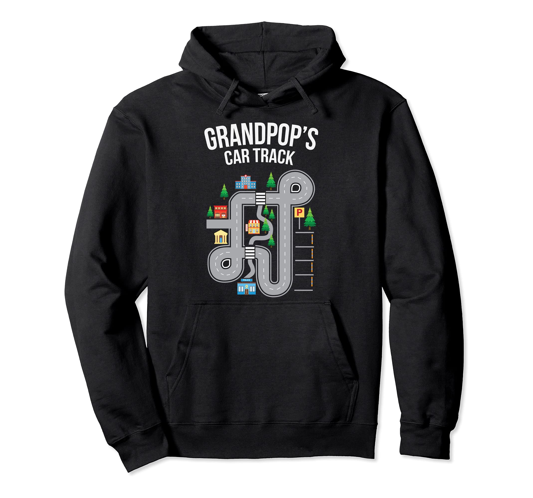 grandpop Car Track Playground Pullover Hoodie