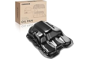 A-Premium Engine Oil Pan Sump with Drain Plug Compatible with Hyundai Tucson 2011-2013, Kia Forte 2010-2013, Forte Koup 2010-