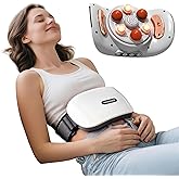 QXC Stomach Massager for Digestion, Abdominal Massager with Heat, Electric Hands-Free Belly Massage Machine to Relieve Bloating, Period Pain and Constipation