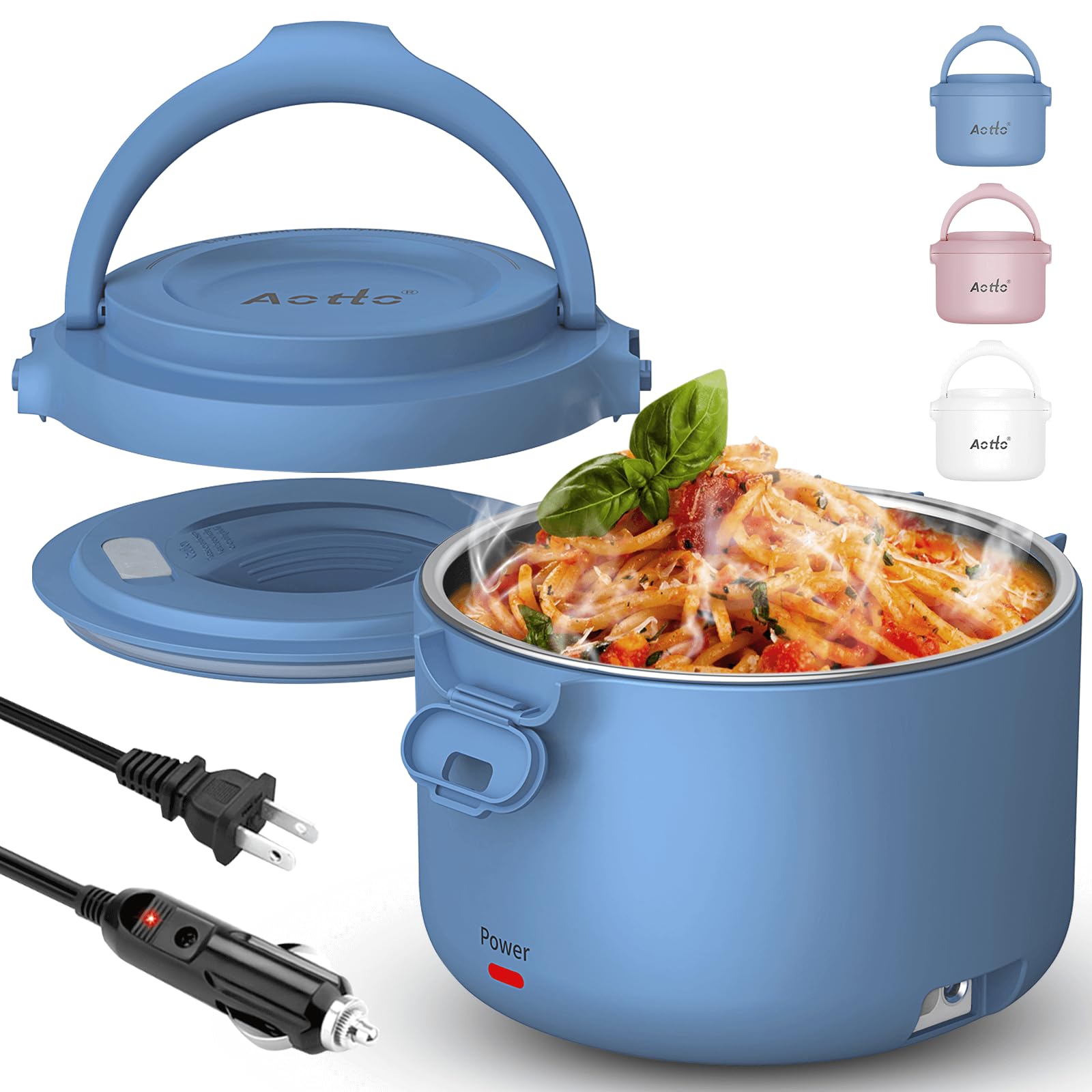 12V Portable Electric Heating Lunch Box – Car Charger, 30x20x10cm, Oxford Cloth, Oven-Safe Container