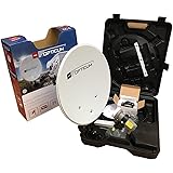 Satgear 35cm Suitcase kit inc Single Opticum Red Robust LNB, 10m of cable and Satfinder