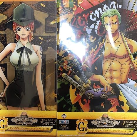 Amazon ワンピース 一番くじ メモリーズ2 G賞 クリアファイル 2種 ゾロ ナミ ロビン アニメ 萌えグッズ 通販