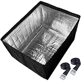 Outside Insulated Window Air Conditioner Cover for Outdoor Waterproof AC Unit, 21x 15x 16 Inches (Wx Hx D)- Black