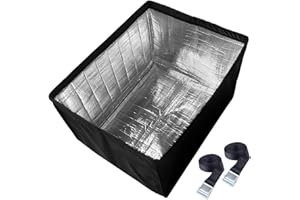 I FRMMY Outside Insulated Window Air Conditioner Cover for Outdoor Waterproof AC Unit, 21x 15x 16 Inches (Wx Hx D)- Black