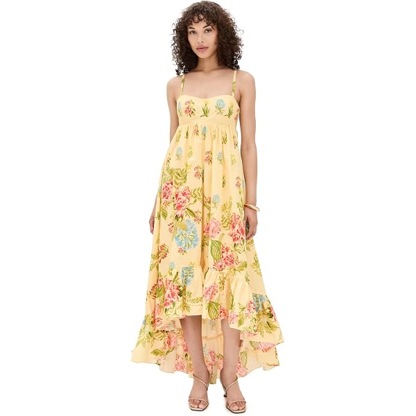 Yamila Eyelet Corset Midi Dress at Amazon Women's Clothing store