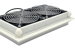 IN VITRO GARDEN SUPPLY Mushroom Clean Air Box DIY Portable Laminar Flow Hood Mycology Fume Hood Propagation Station Monotub