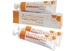 Activon Medical Grade 100% Manuka Honey Gel Tube Natural Healing of Wounds 3 Pack
