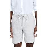 Frescobol Carioca Men's Felipe Linen Shorts 7.5"