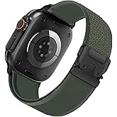 Trail Loop Band for Apple Watch Ultra/3/2 Bands 49mm 46mm 45mm 44mm 42mm 41mm 40mm 38mm Men Women,Braided Elastic Weave Nylon Sport Strap Fabric Wristband for iWatch Series 11 10 9 8 7 6 5 4 3 SE 3/2