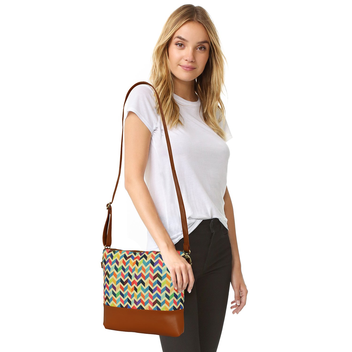 kleio women's sling bag (esd5002kl-m3 , multicolor)