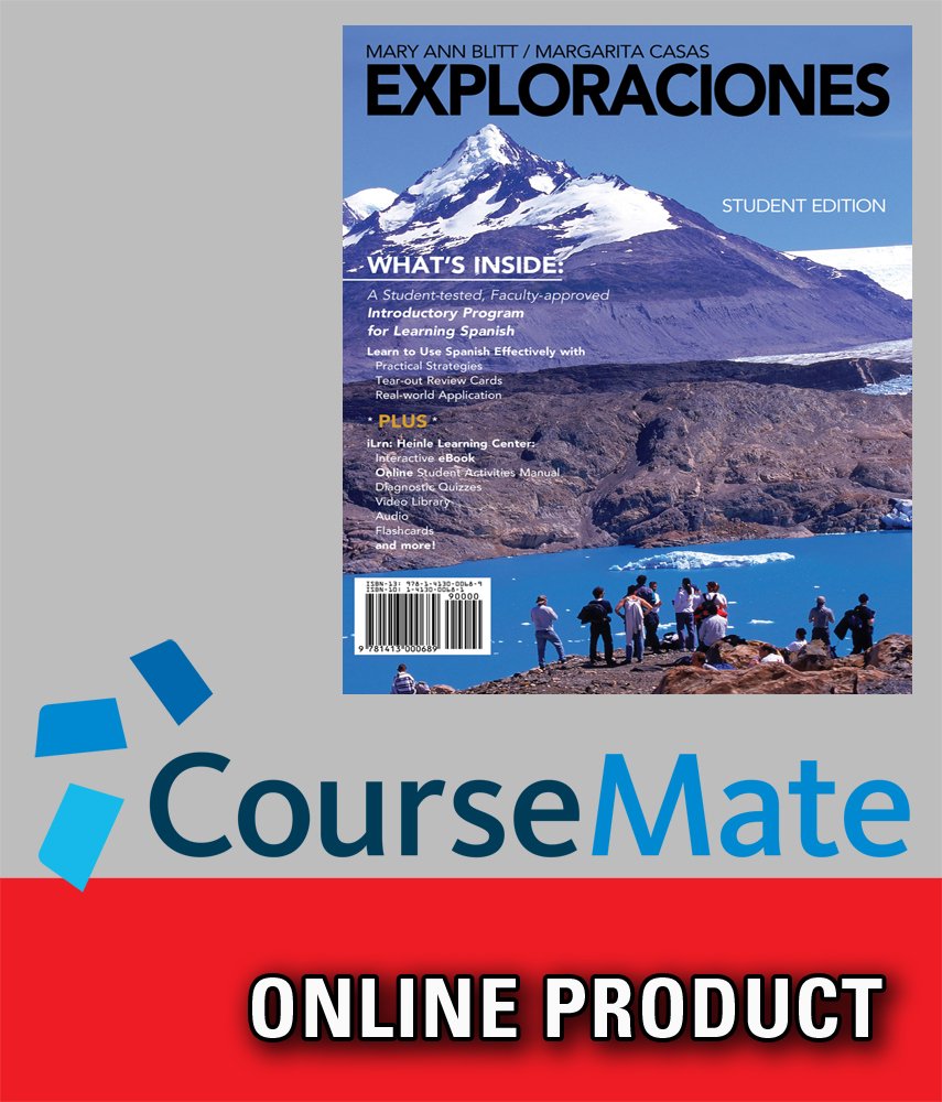 Amazon.com: CourseMate for Blitt/Casas' Exploraciones, 1st Edition: Software