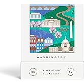 Washington DC Adventure Bucket List: 50 Scratch-Off Cards for Outdoor Activities, Tourist Attractions, and Road Trips - Perfect Travel Gift and Guide for Exploring Washington D.C.