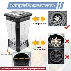 WARDFYT 72 oz XL Pitcher Replacement Compatible