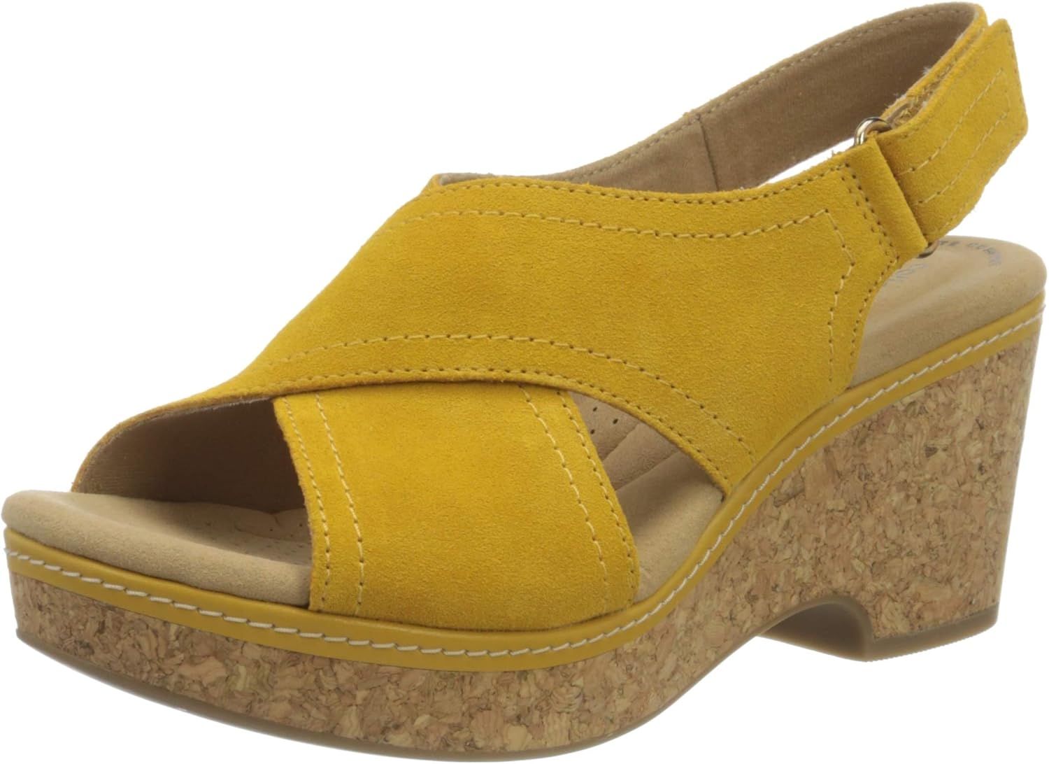 clarks block heel sandals