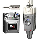 Xvive U4 Wireless in-Ear Monitor System Professional IEM System Transmitter and Beltpack Receiver for Studio, Band Rehearsal,