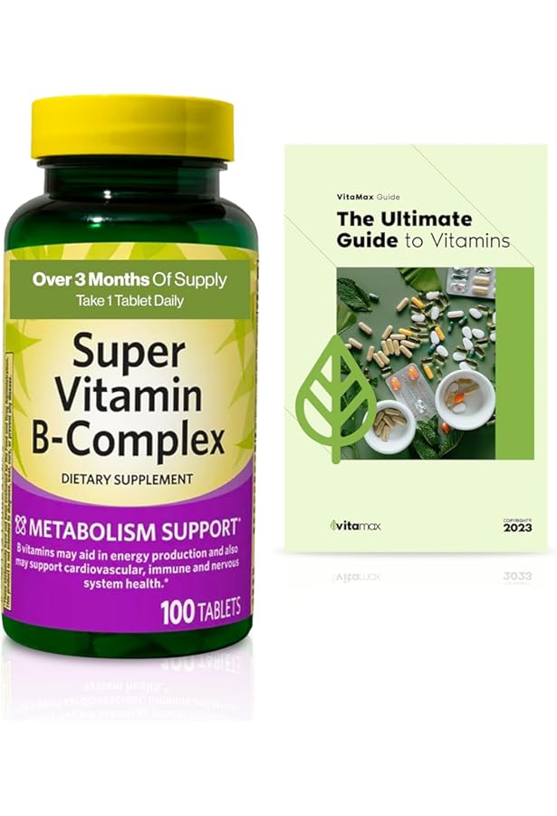 Amazon.com: Spring Valley Super B Complex 100 Tablets Energy