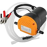 Amarine Made Oil Pump, Oil Extractor Pump 12V 60W Oil Removal Pump for Fluid Change, Electric Oil Change Transfer Pumps, Easily Scavenge Fluid from Cars, Motorcycles, RVs, Boats, and lawn Equipment