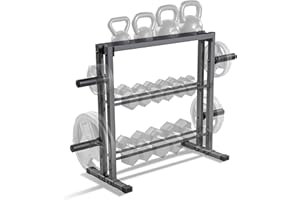 Marcy Weight Storage Organizer Racks for Dumbbells, Kettlebells, Weight Plates