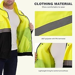 SKSAFETY Safety Softshell Jacket for men, High