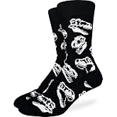 Good Luck Sock Men's Dinosaur Socks, Adult