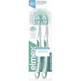 Elmex Sensitive Extrasoft Duo-Pack | Extra soft manual toothbrushes, gentle cleaning for sensitive teeth, X-bristles for interdental spaces, soft brush head
