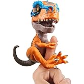 Untamed T-Rex by Fingerlings – Scratch (Orange) - Interactive Collectible Dinosaur - By WowWee