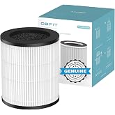 DBFIT W-01 Replacement Filter Compatible W-01 Air Purifier, H13 True HEPA Filter, 3-Stage Filtration System