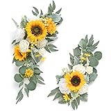 Amazon.com: Ling’s Moment Artificial Rose Leaf Garland, for DIY Wedding ...