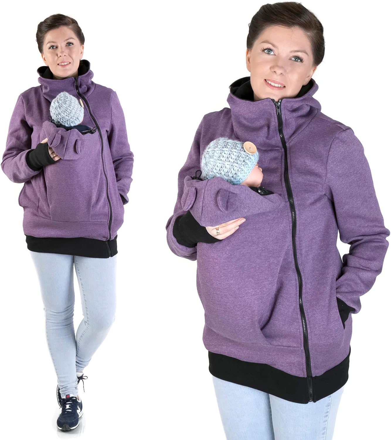 baby purple hoodie